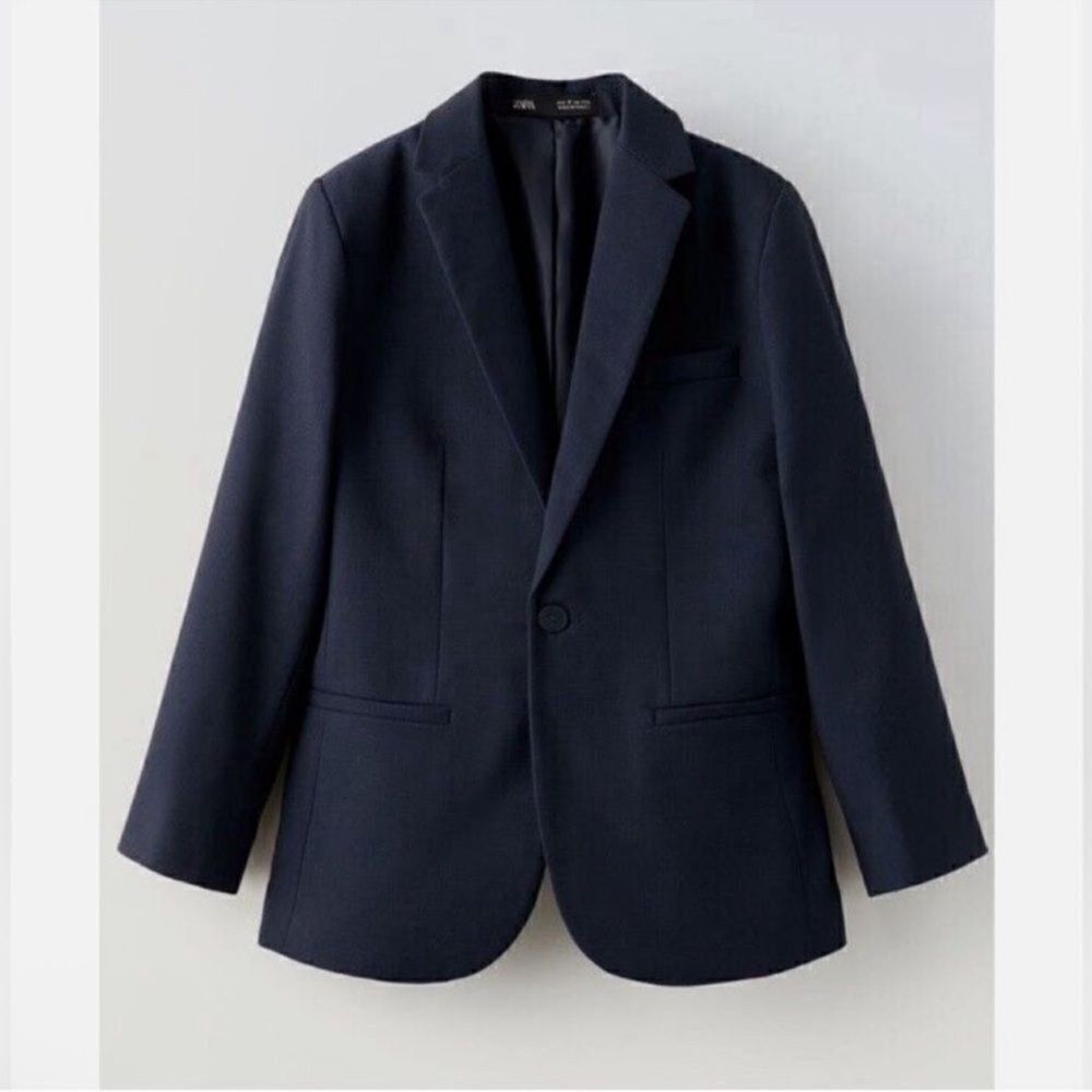 Zara Boys Navy Blue Blazer(Size 13-14)